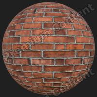 PBR texture wall bricks